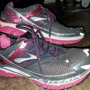 Women's Brooks Glycerin Tennis Shoes- lightly worn